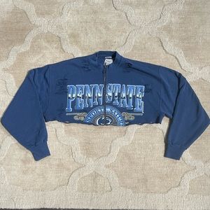 LF first of a kind penn state cropped zip up